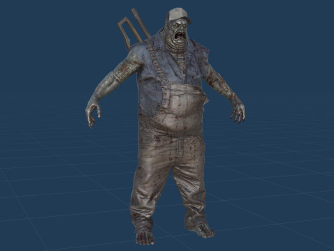 UrbanZombie2 3D 模型