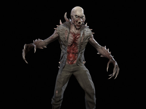 SuperZombie1 3D Model