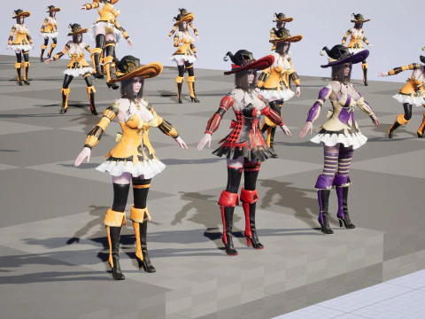 Witch1 3D Model