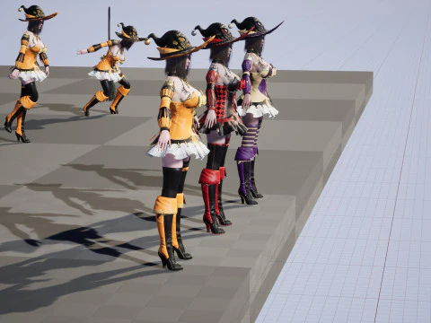 Witch1 3D Model