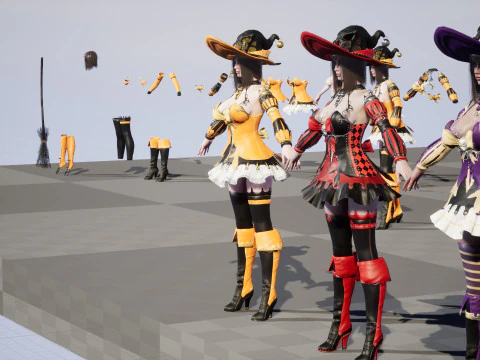 Witch1 3D Model