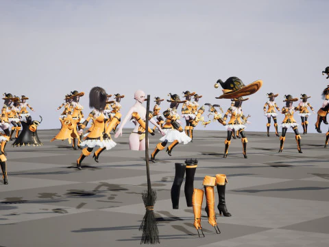 Witch1 3D Model