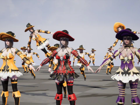 Witch1 3D Model