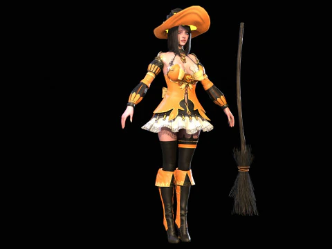 Witch1 3D Model