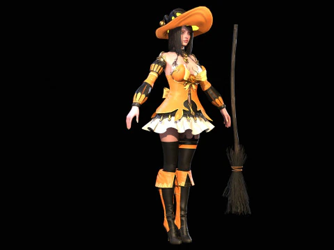 Witch1 3D Model