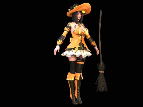 Witch1 3D Model