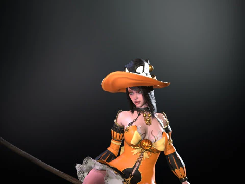 Witch1 3D Model