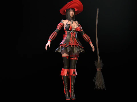 Witch1 3D Model