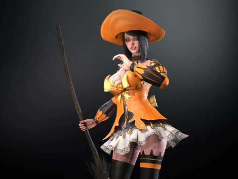 Witch1 3D Model