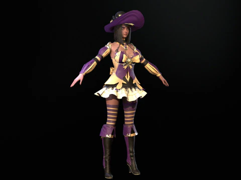 Witch1 3D Model