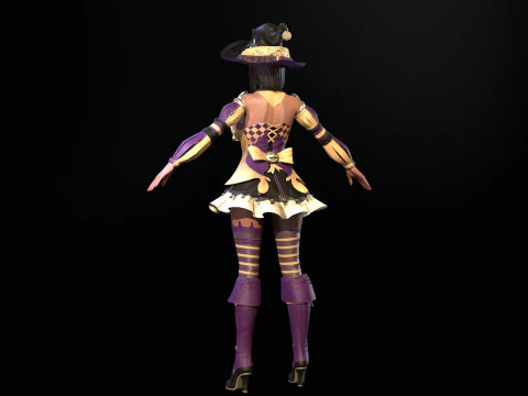 Witch1 3D Model