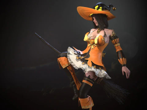 Witch1 3D Model