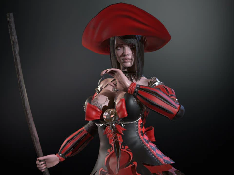 Witch1 3D Model