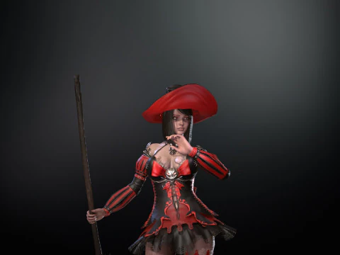 Witch1 3D Model