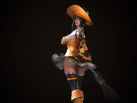 Witch1 3D Model