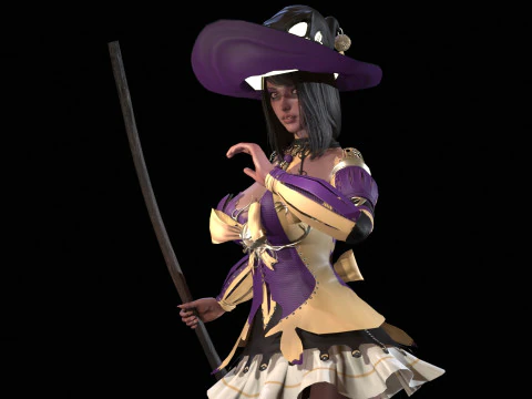 Witch1 3D Model
