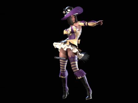 Witch1 3D Model