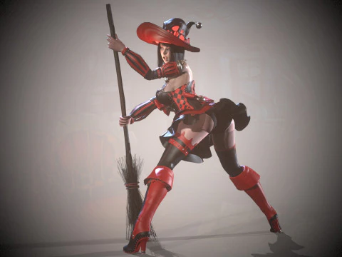 Witch1 3D Model