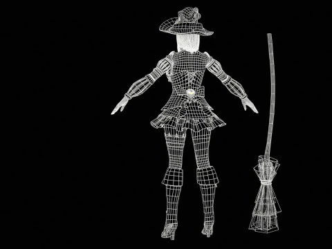 Witch1 3D Model