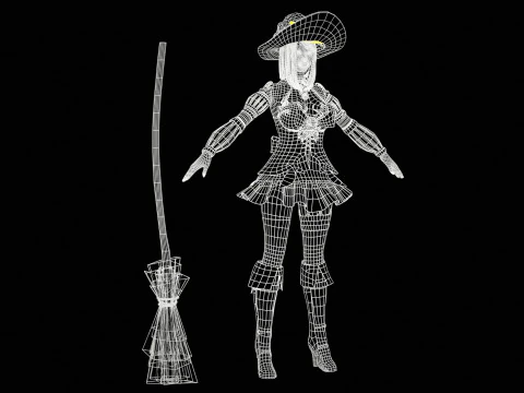 Witch1 3D Model
