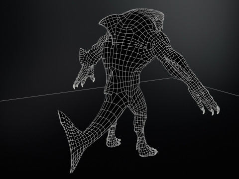 SharkMutant 3D 模型