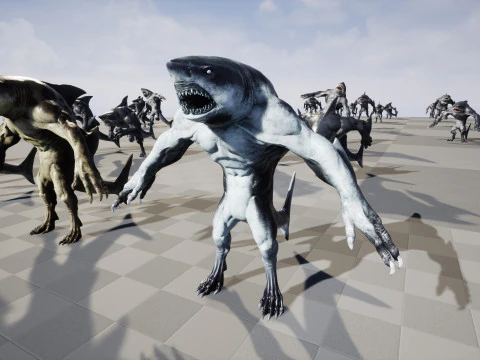 SharkMutant 3D Model