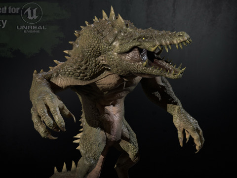 Croc 3D Model