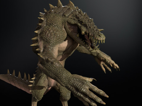 Croc 3D Model