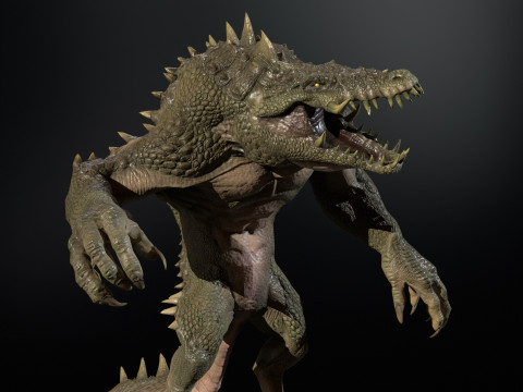 Croc 3D Model