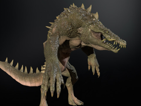 Croc 3D Model