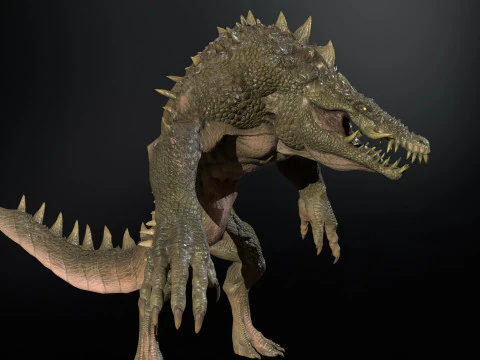 Coccodrillo Modello 3D