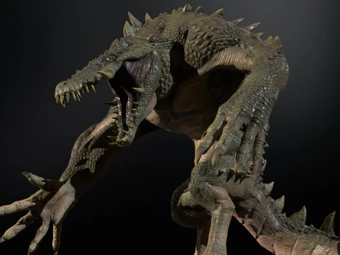 Coccodrillo Modello 3D