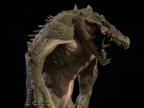 Coccodrillo Modello 3D