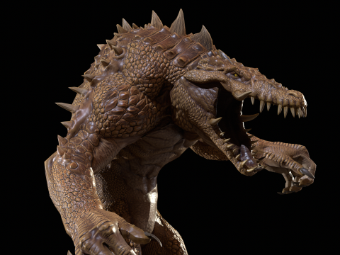 Croc 3D Model