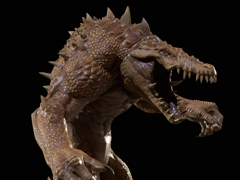 Coccodrillo Modello 3D