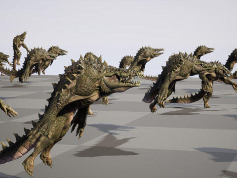 Croc 3D Model