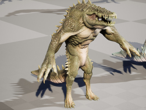 Croc 3D Model