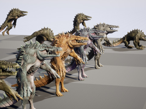 Croc 3D Model