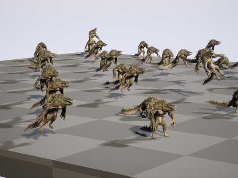 Croc 3D Model