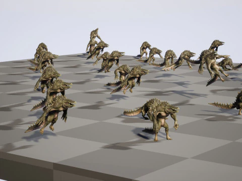 Coccodrillo Modello 3D