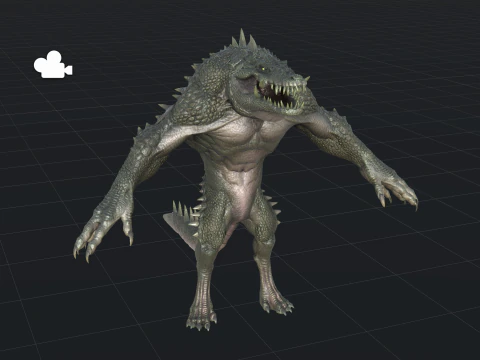 Coccodrillo Modello 3D