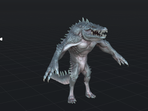 Croc 3D Model