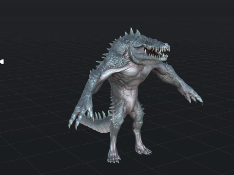 Coccodrillo Modello 3D