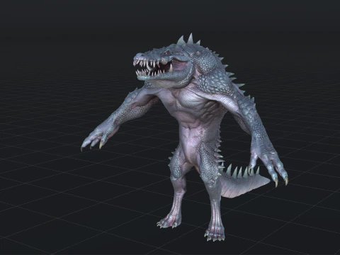 Coccodrillo Modello 3D