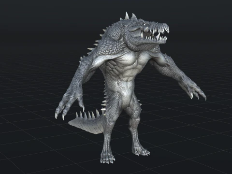 Coccodrillo Modello 3D