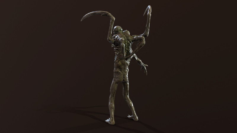Necromutant7 3D Модель .c4d .max .obj .3ds .fbx .stl .blend 