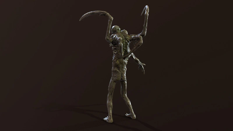 Necromutant7 3D Model .c4d .max .obj .3ds .fbx .stl .blend 