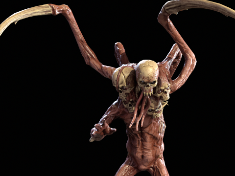 Necromutant7 3D Модель