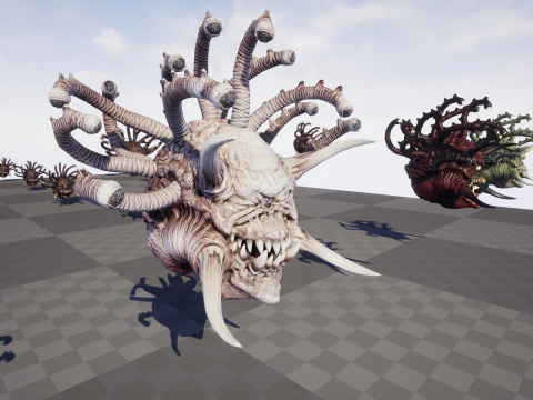 Beholder 3D Modell