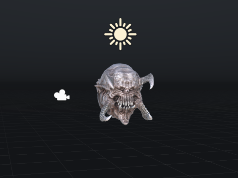 DemonicEye 3D-Modell